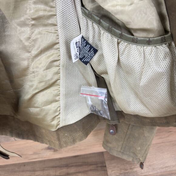 Roland Sands Design Woman’s Medium Canvas Cafe Jacket With Full Armor - Picture 4 of 8